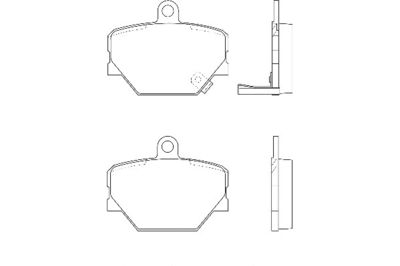 2134906 Omnicraft Комплект тормозных колодок, дисковый тормоз