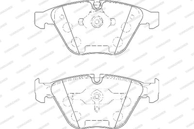 WBP24161A WAGNER Комплект тормозных колодок, дисковый тормоз