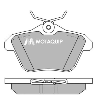 LVXL193 MOTAQUIP Комплект тормозных колодок, дисковый тормоз