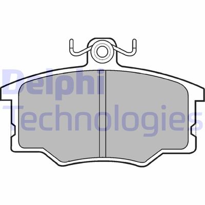 LP179 DELPHI Комплект тормозных колодок, дисковый тормоз