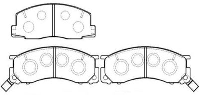HP5066 HSB GOLD Комплект тормозных колодок, дисковый тормоз