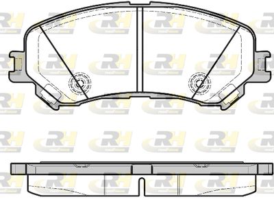 2131820 ROADHOUSE Комплект тормозных колодок, дисковый тормоз