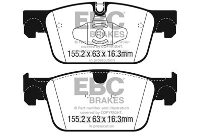 DP22305 EBC Brakes Комплект тормозных колодок, дисковый тормоз