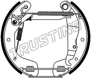 6230 TRUSTING Комплект тормозных колодок