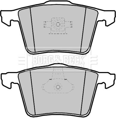 BBP2353 BORG & BECK Комплект тормозных колодок, дисковый тормоз