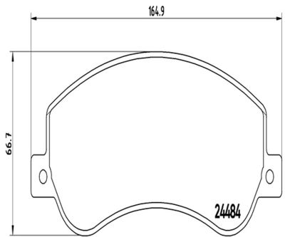 FK20296 KAISHIN Комплект тормозных колодок, дисковый тормоз