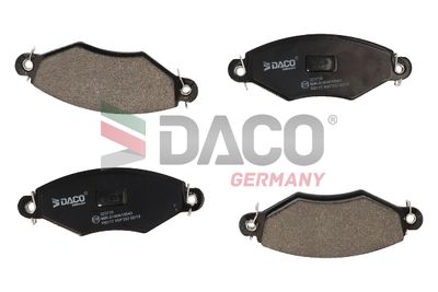 323735 DACO Germany Комплект тормозных колодок, дисковый тормоз