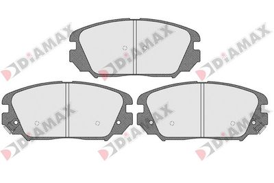 N09502 DIAMAX Комплект тормозных колодок, дисковый тормоз