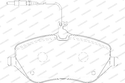 WBP24133A WAGNER Комплект тормозных колодок, дисковый тормоз