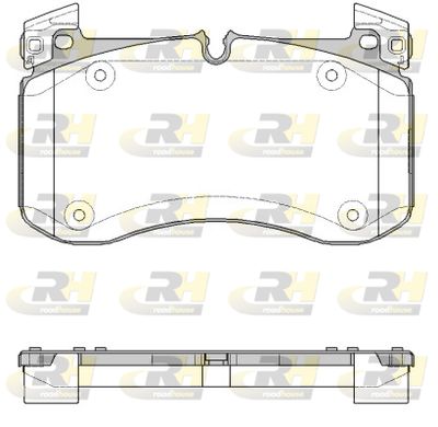 2184000 ROADHOUSE Комплект тормозных колодок, дисковый тормоз