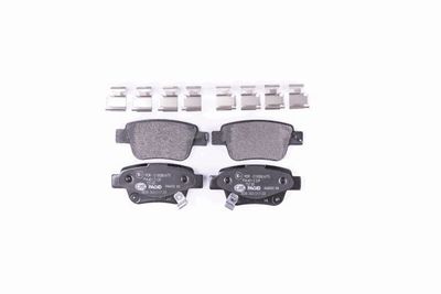 8DB355017331 HELLA PAGID Комплект тормозных колодок, дисковый тормоз