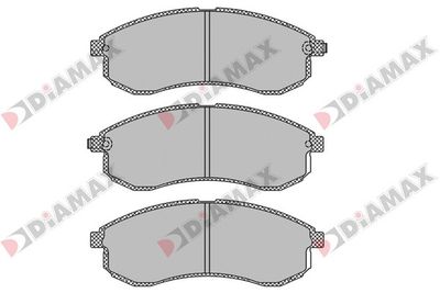 N09177 DIAMAX Комплект тормозных колодок, дисковый тормоз