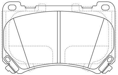 FP1396 FIT Комплект тормозных колодок, дисковый тормоз