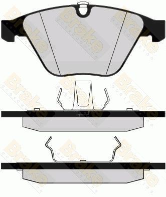 PA1505 Brake ENGINEERING Комплект тормозных колодок, дисковый тормоз