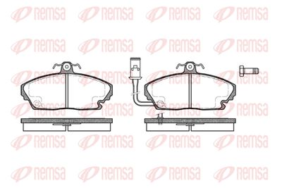 025001 REMSA Комплект тормозных колодок, дисковый тормоз