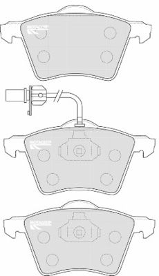 LVXL1130 MOTAQUIP Комплект тормозных колодок, дисковый тормоз