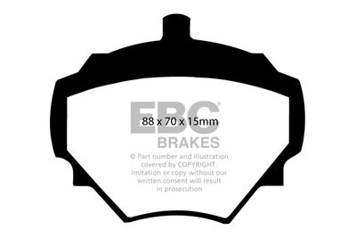 DP294 EBC Brakes Комплект тормозных колодок, дисковый тормоз