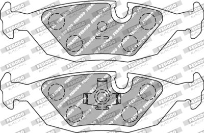 FCP296W FERODO RACING Комплект тормозных колодок, дисковый тормоз