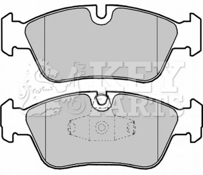 KBP1959 KEY PARTS Комплект тормозных колодок, дисковый тормоз