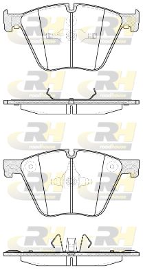 2141920 ROADHOUSE Комплект тормозных колодок, дисковый тормоз