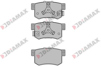 N09437 DIAMAX Комплект тормозных колодок, дисковый тормоз