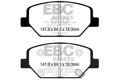 DP22351 EBC Brakes Комплект тормозных колодок, дисковый тормоз