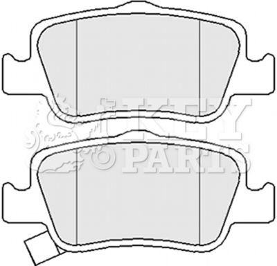 KBP2056 KEY PARTS Комплект тормозных колодок, дисковый тормоз