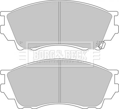 BBP1356 BORG & BECK Комплект тормозных колодок, дисковый тормоз