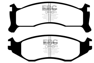 DP61249 EBC Brakes Комплект тормозных колодок, дисковый тормоз