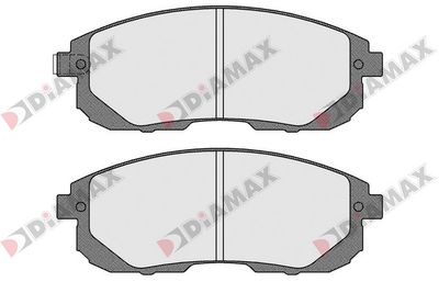 N09504 DIAMAX Комплект тормозных колодок, дисковый тормоз