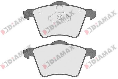 N09479 DIAMAX Комплект тормозных колодок, дисковый тормоз