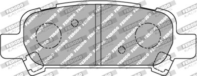 FCP1333R FERODO RACING Комплект тормозных колодок, дисковый тормоз