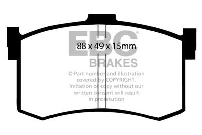 DP631 EBC Brakes Комплект тормозных колодок, дисковый тормоз