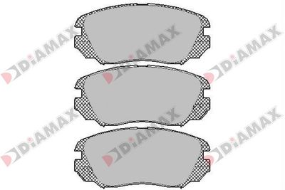 N09438 DIAMAX Комплект тормозных колодок, дисковый тормоз