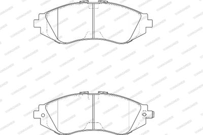 WBP23234A WAGNER Комплект тормозных колодок, дисковый тормоз