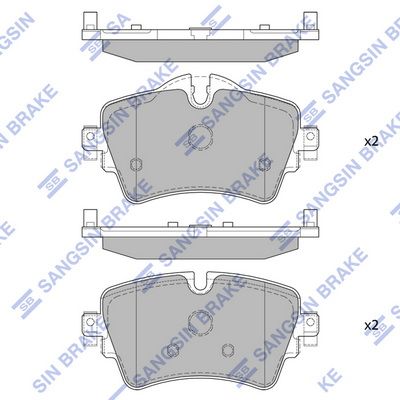 SP4005 Hi-Q Комплект тормозных колодок, дисковый тормоз