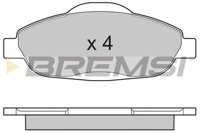 BP3364 BREMSI Комплект тормозных колодок, дисковый тормоз