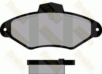 PA973 Brake ENGINEERING Комплект тормозных колодок, дисковый тормоз