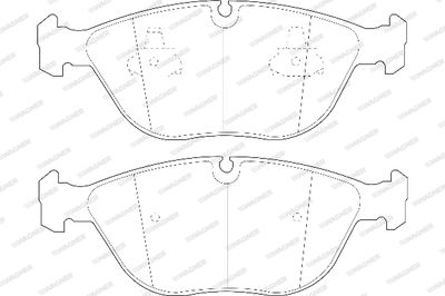 WBP21484A WAGNER Комплект тормозных колодок, дисковый тормоз