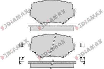 N09810 DIAMAX Комплект тормозных колодок, дисковый тормоз