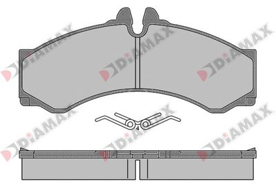 N09475 DIAMAX Комплект тормозных колодок, дисковый тормоз