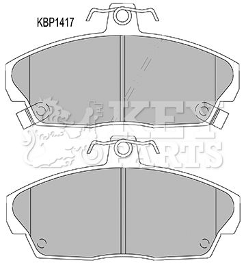 KBP1417 KEY PARTS Комплект тормозных колодок, дисковый тормоз