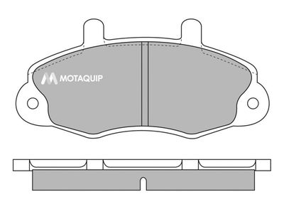 LVXL624 MOTAQUIP Комплект тормозных колодок, дисковый тормоз