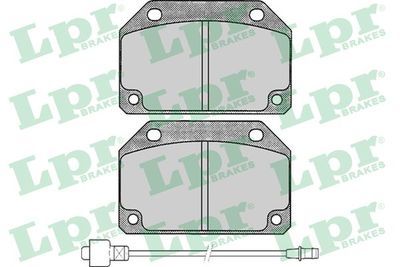 05P176 LPR Комплект тормозных колодок, дисковый тормоз