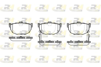 229422 ROADHOUSE Комплект тормозных колодок, дисковый тормоз