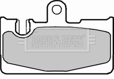 BBP2229 BORG & BECK Комплект тормозных колодок, дисковый тормоз