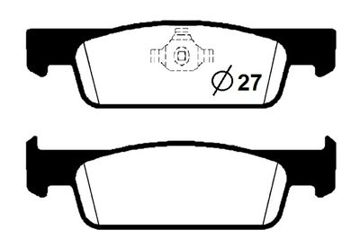 RA09942 RAICAM Комплект тормозных колодок, дисковый тормоз