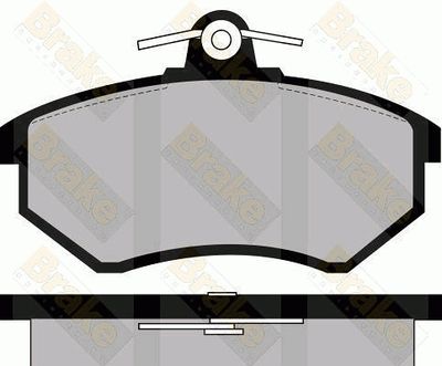 PA381 Brake ENGINEERING Комплект тормозных колодок, дисковый тормоз