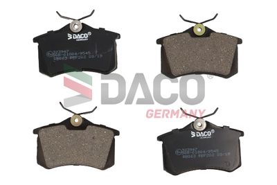 323947 DACO Germany Комплект тормозных колодок, дисковый тормоз