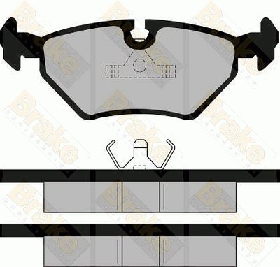 PA484 Brake ENGINEERING Комплект тормозных колодок, дисковый тормоз